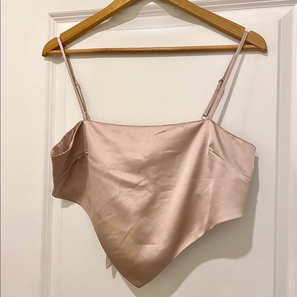 Blush crop top